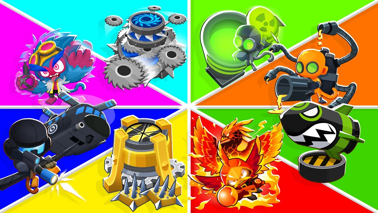 Bloons TD 6 - 4-Player Mystery Wheel Challenge | JeromeASF