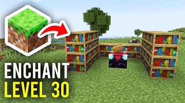 How To Make Level 30 Enchantment Setup In Minecraft - Full Guide
