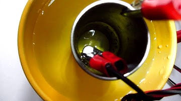 LEDs powered by a Cup of Salt Water (Joule Thief)