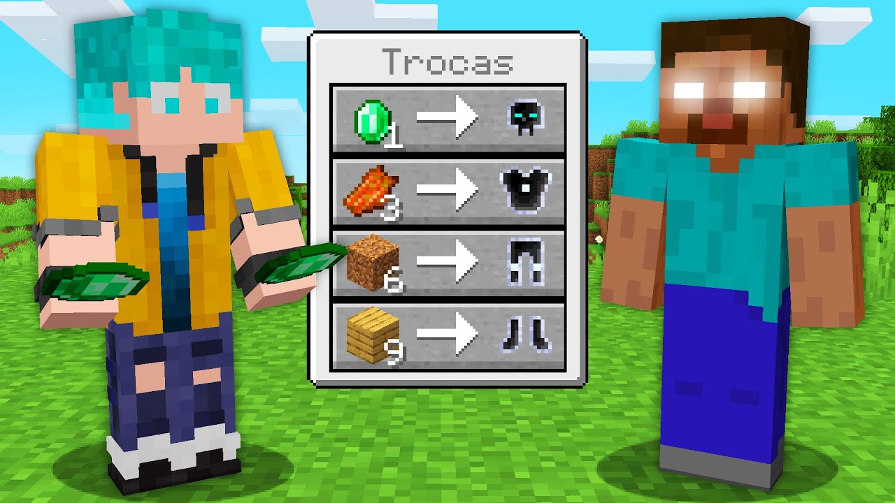 HEROBRINE Virou meu AMIGO e me AJUDOU no Minecraft!