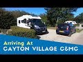 Arriving At Cayton Village Caravan And Motorhome Club Site | Yorkshire Tour 2019