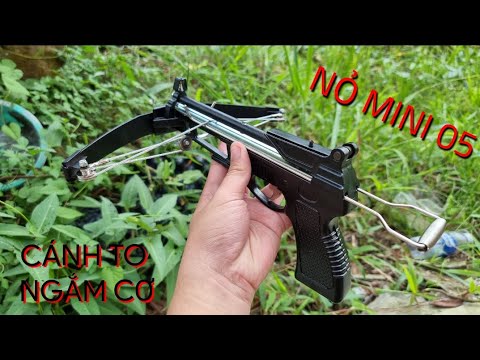 Video HÀNG MỚI | NỎ SĂN MINI 05 BẮN BI VÀ MŨI TÊN CÓ NGẮM CƠ - youtube