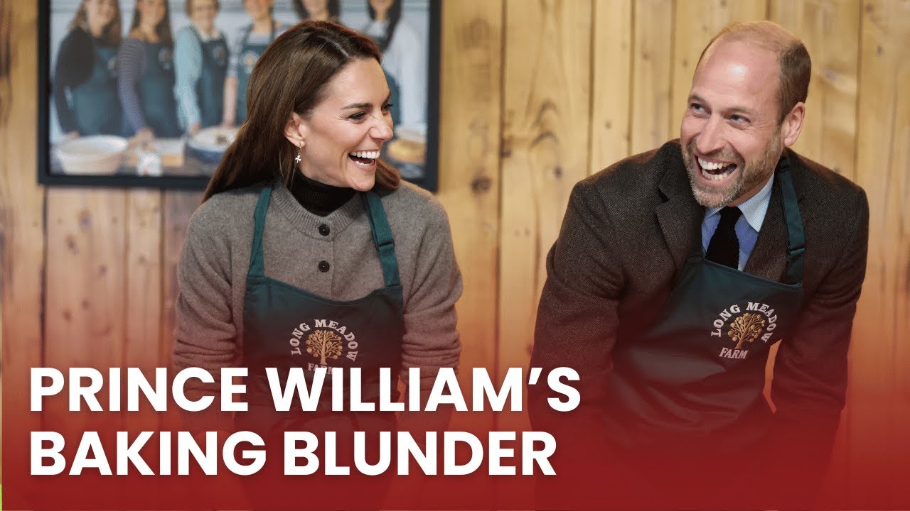 Принц Уильям и Кейт в истерике на яблочной ферме