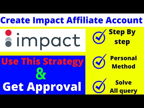 How To Create Impact Radius Account | Impact Affiliate Program | Best Affiliate Programs 2021