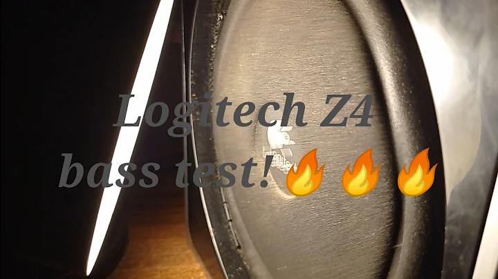 Logitech Z4 Subwoofer bass test!🔥🔥🔥