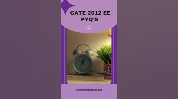 GATE 2012 Electrical Engineering (EE-2M) solutions 📑🖋️✨#shorts #education #youtubeshorts #pyq #exam