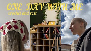 VLOG: one day with me (вяжу весь день, случайно)