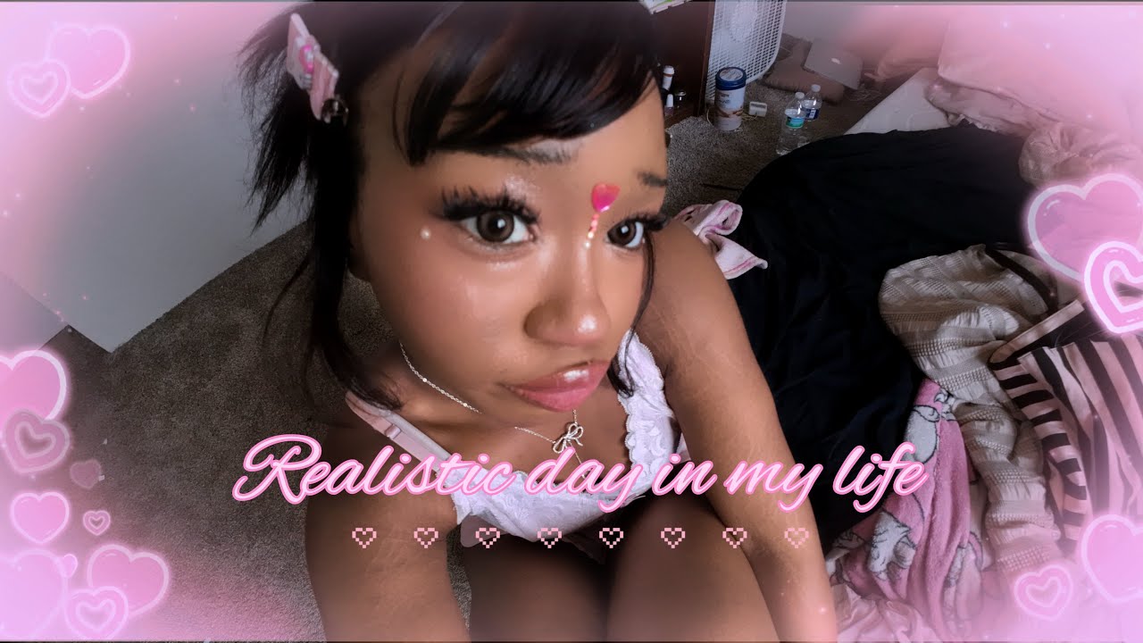 A REALISTIC day in my life ♡ | day off of work, girl talk, painting, etc 