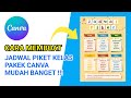Cara membuat Jadwal Piket Kelas di Canva