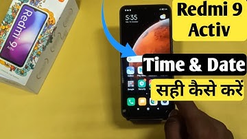 Redmi 9 Activ Time And Date Setting | How To Set Time And Date In Redmi 9 Activ | @akstech4u