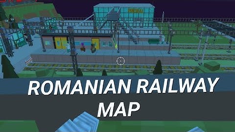 Romanian Rails Train Map | Simple Sandbox 2 #train #simplesandbox2videos