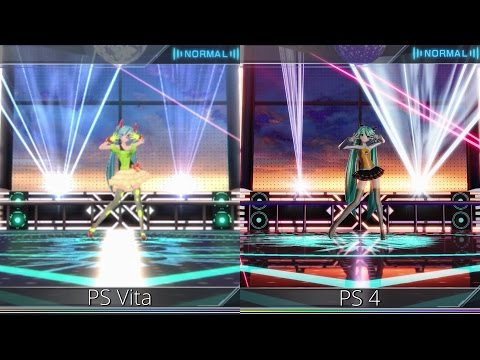 Hatsune Miku Project DIVA X: PS4 Versus PS Vita Comparison (Satisfaction")