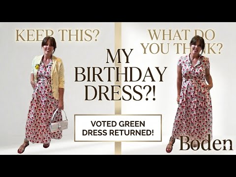 boden birthday dress Should I Keep This For My Birthday? 🌸 (I Listened & Returned The Green One!) Color_Offwhite Color:FLY AWAY 36% Metallised fibre. Grunge 90s Prom Dresses