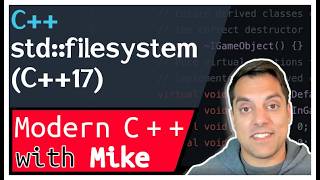 C++ std::filesystem Introduction | Modern Cpp Series Ep. 249