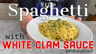 Chef Franks Spaghetti (Linguine?) with White Clam Sauce