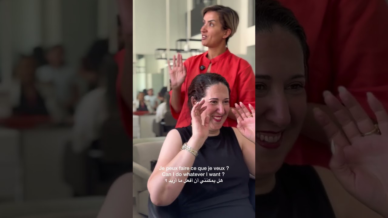 Du Canada à MarrakechElle rase sa nuque pour le confort, nous on a choisi un boucles❤️