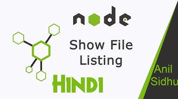Node JS in Hindi # 13 Display file list from folder