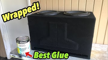 Subwoofer box for JL Audio subs gets wrapped in Carpet