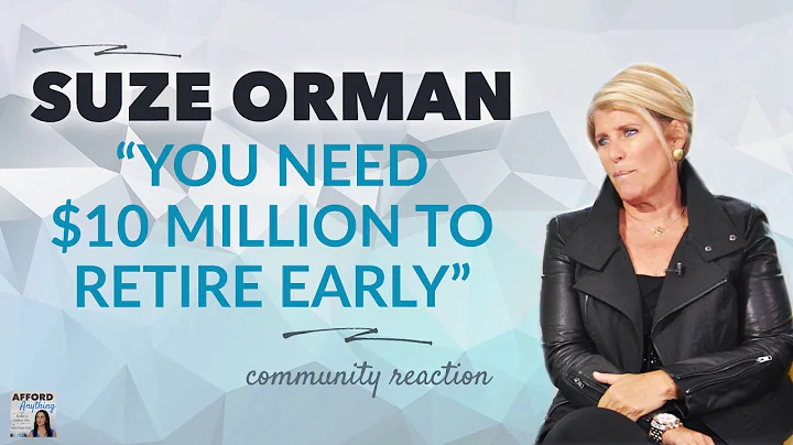 Suze Orman: You Need $10 Million to Retire Early | Afford Anything Podcast (Audio-Only)