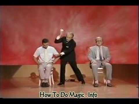 www.HowToDoMagic.info 32 of 50 Greatest Magic Tricks - Electric Chair Trick by Paul Daniels (1989) - 50 Greatest Magic Tricks