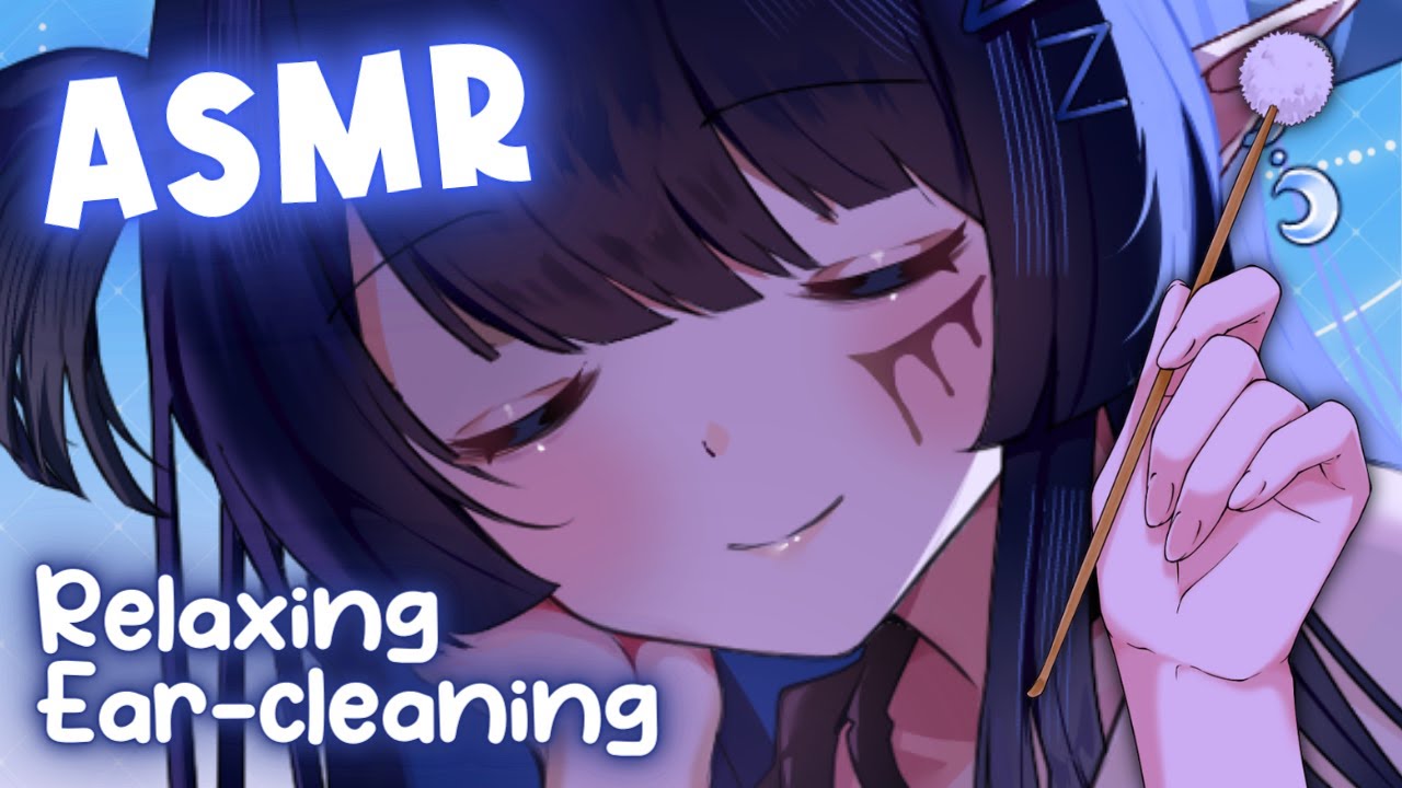 【3DIO ASMR】Sleepy Girl Ear-Cleaning 💙 (Soft + Scratchy Tingles) With Rain Sounds + Whispers