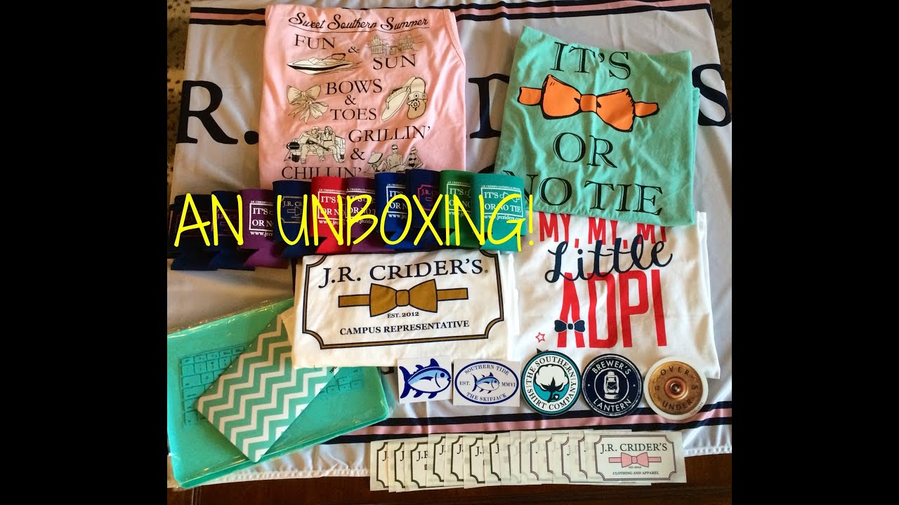 An Unboxing: J.R. Crider's, Southern Tide, Amazon