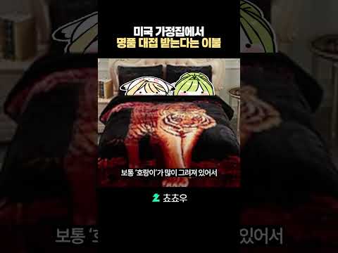 미국에서 명품 대접 받는 다는 한국 <strong>이불</strong>
