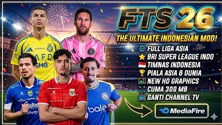 😱 FTS 26 Asia 2026 Android! Full Liga Asia + Timnas Lengkap, Grafiknya GILA!