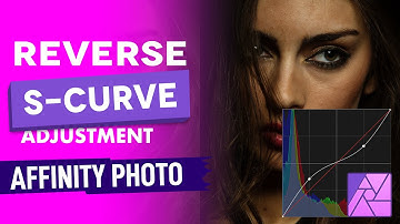 Applying a REVERSE S-CURVE in Afffinity Photo (or Photoshop)