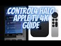How to use control4 halo remotes with apple tv 4k  siri voice control