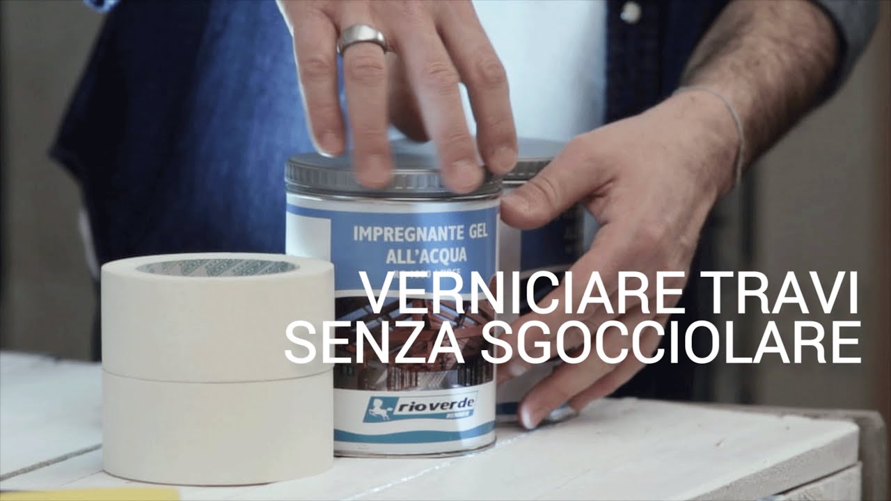 Come verniciare travi in legno con limpregnante gel youtube Costo verniciatura travi in legno