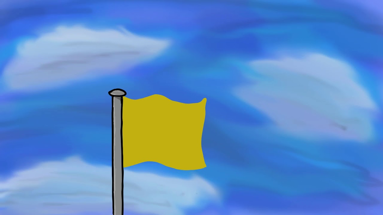 Бум флага. Flag animation. Flag Test.