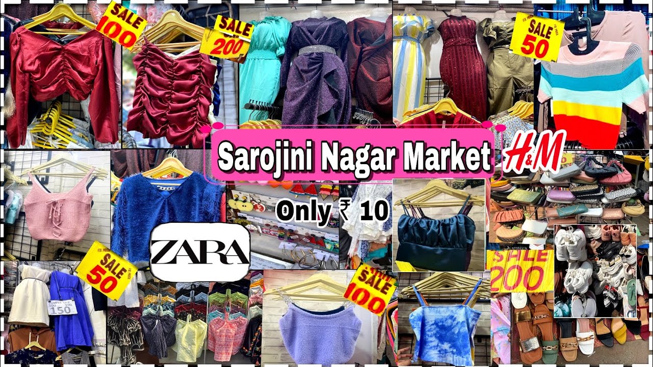 Sarojini Nagar Market Delhi |Latest Summer and Winter Collection with Shop 