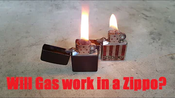 What fuel can be used in a Zippo lighter?