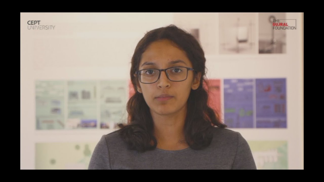 Aashumi Shah - Winner of CEPT Gujral Foundation Excellence Award, Spring Semester 2019