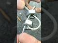 Very tight! How to secure a metal cable easily and tightly #diy #skills