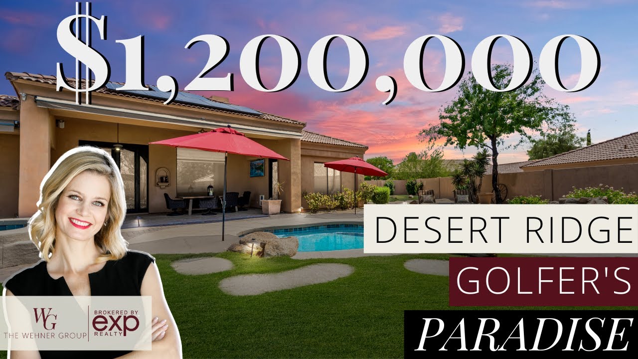 Home for Sale Desert Ridge, AZ Wildfire Golf Course Adjacent 🏌️‍♀️