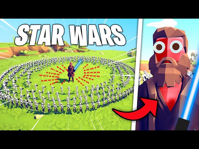 TABS - 1,000 Empire Siege vs OBI WAN Battle in Totally Accurate Battle Simulator