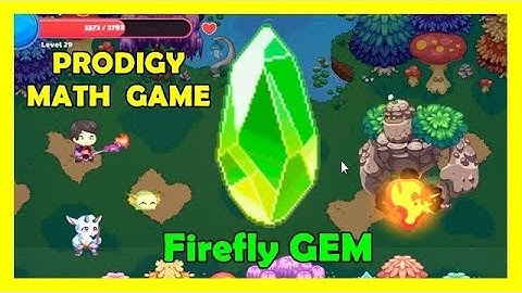 I found the first Firefly GEM 💎 | PRODIGY MATH GAME | Mission 10: Firefly GEM - Firefly Forest 💙