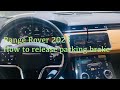 Range Rover 2023 how to release parking break #handbrake #automobile #luxury #foryou