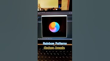 Rainbow Pattern In Python #turtle #python #codersarcade #coding