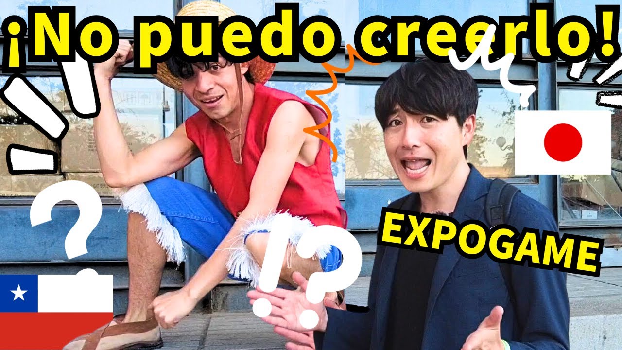 JAPONÉS les pide a COSPLAYERS que lo saluden como su personaje en EXPOGAME