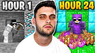 I played Minecraft for 24 Hours STRAIGHT...