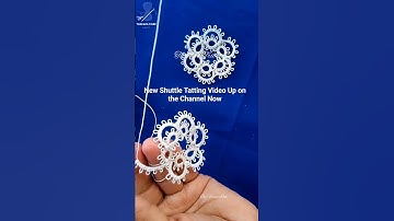 Beginners Shuttle Tatting | Chains and Rings #tattingtutorial #tattinglace #tatting #shuttletatting