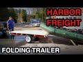 Harbor Freight Folding Trailer Build & Modifications - Raft Trailer