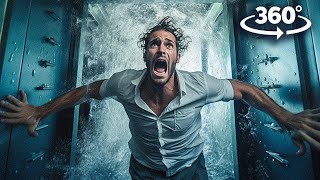 360° VR ESCAPE FROM TSUNAMI IN AN ELEVATOR| Fight Monsters in a Secret Lab Horror Video 4K Ultra HD by BRIGHT SIDE VR 360 VIDEOS 38,825 views 1 month ago 7 minutes, 31 seconds