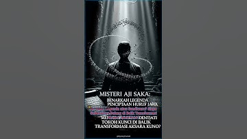 AJI SAKA: RAHASIA TERSEMBUNYI AKSARA JAWA!