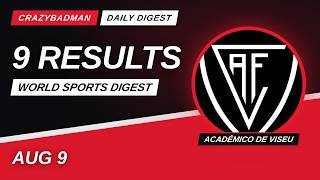 Académico de Viseu headlines 9 results | WORLD SPORTS DIGEST 9 AUGUST 2026