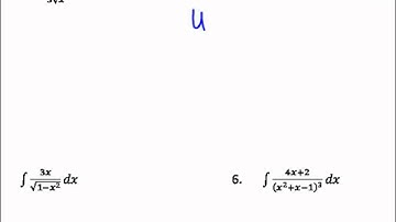 Calculus Unit 5.5 Notes Integrals by Substitution Video 2.wmv