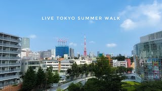 Live Tokyo Weekend Walk - Shibuya, Roppongi, Tokyo Tower, Ginza and Crazy Rain (Again)